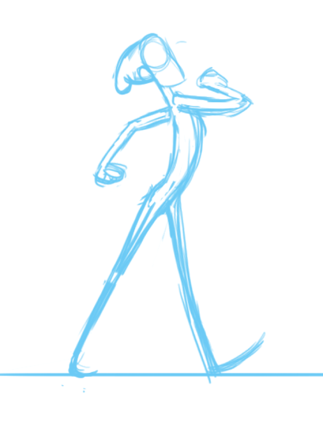 Walking figure
